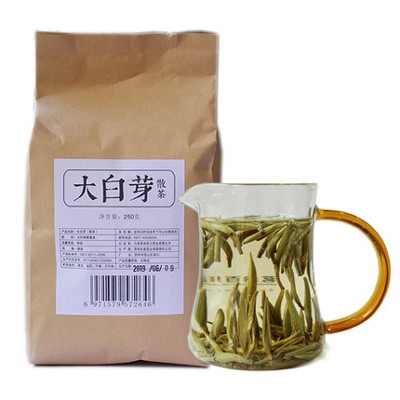 春茶云南白茶特级白豪散装银针茶大白芽250gX4袋